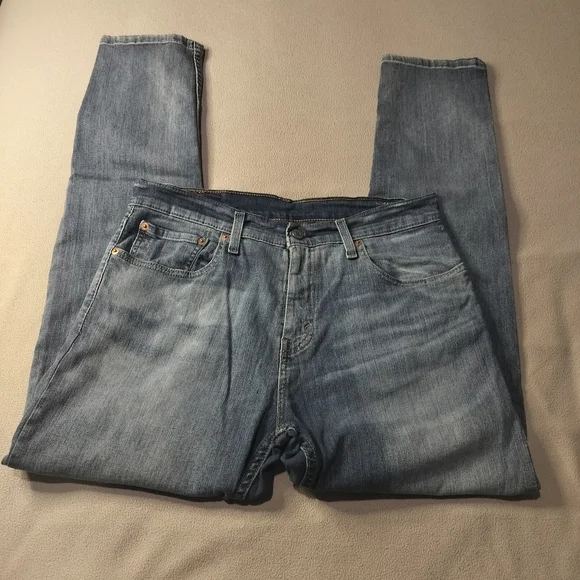 Levi's Light Blue Straight Jeans Mens, Sz 33×32 - Picture 2 of 10